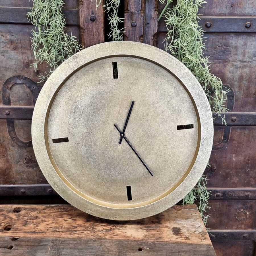 Benoa Dellwood Large Brass Antique Wall Clock 55 cm