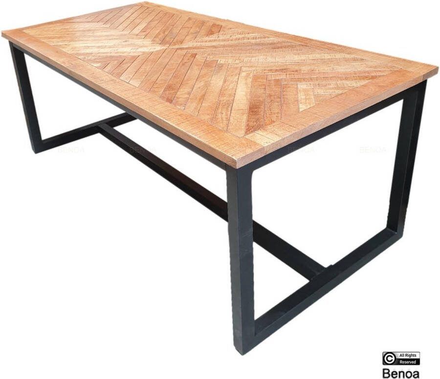 Meubelplaats Eettafel Jax Mangohout 200x100 cm