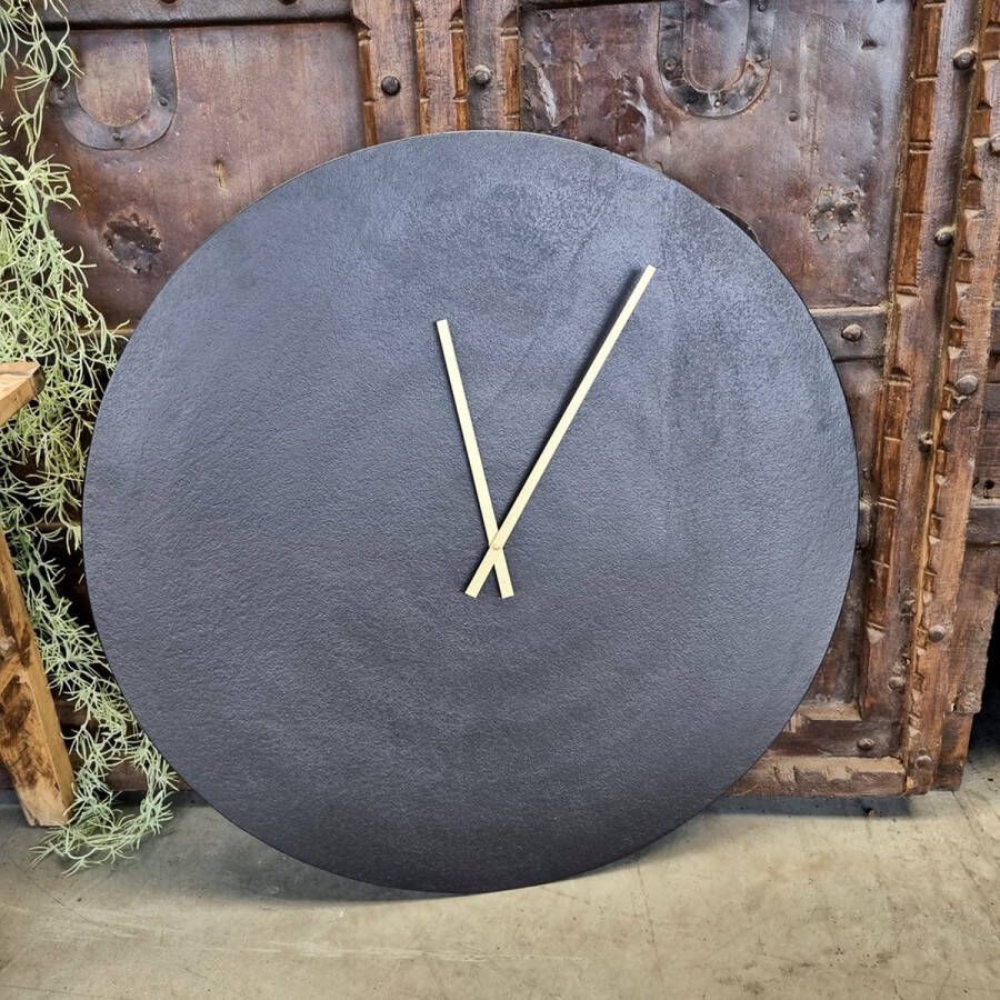 Benoa Glendale Black Wall Clock 70 cm
