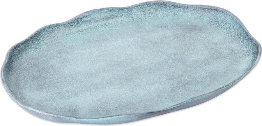 Benoa Jackson Blue Patina Oval Plate 49 cm