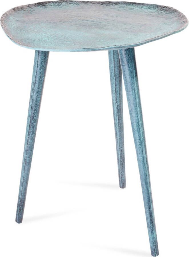 Benoa Joliet Blue Patina Side Table 34 cm