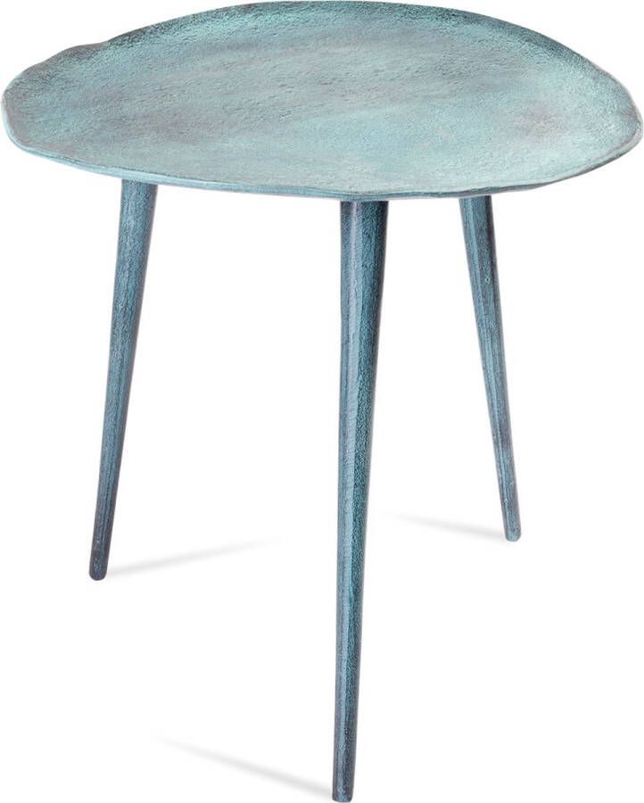 Benoa Knoxville Blue Patina Side Table 46 cm