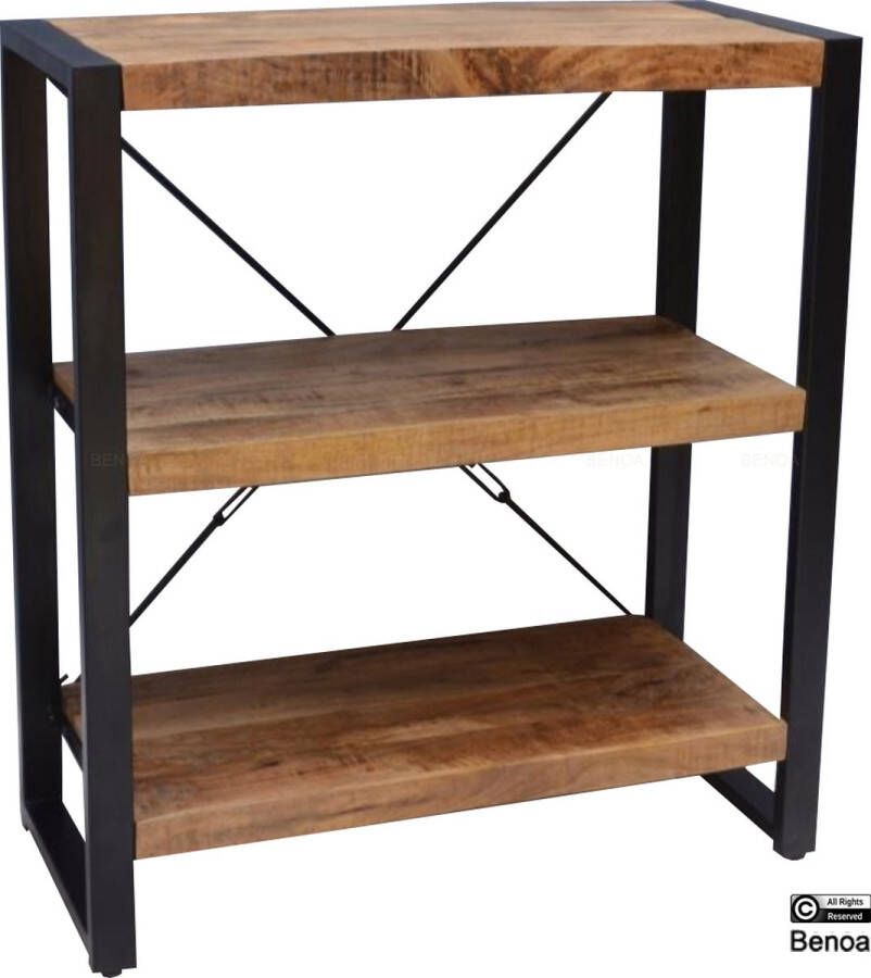 Benoa Mangohouten Boekenkast Britt 90 cm