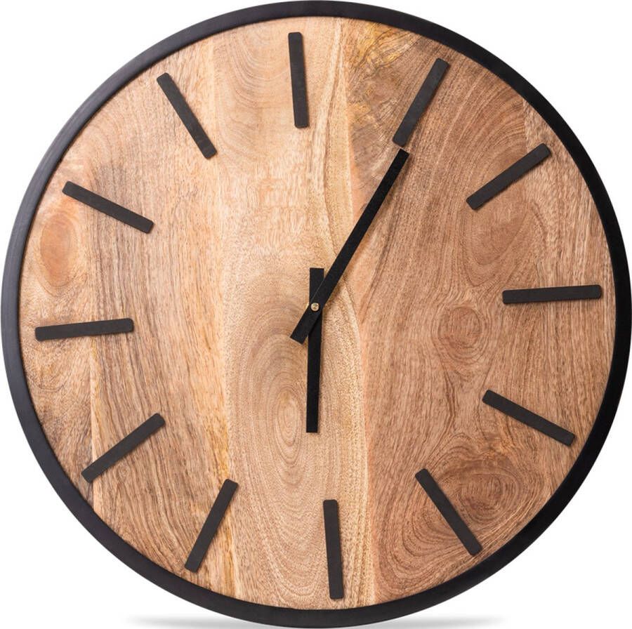 Benoa Shullsburg Medium Mango Wooden Wall Clock 50 cm
