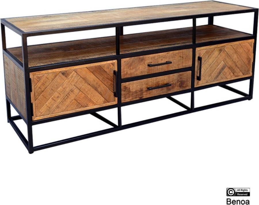 Benoa Jax 2 Door 2 Drawer TV Cabinet 150 cm