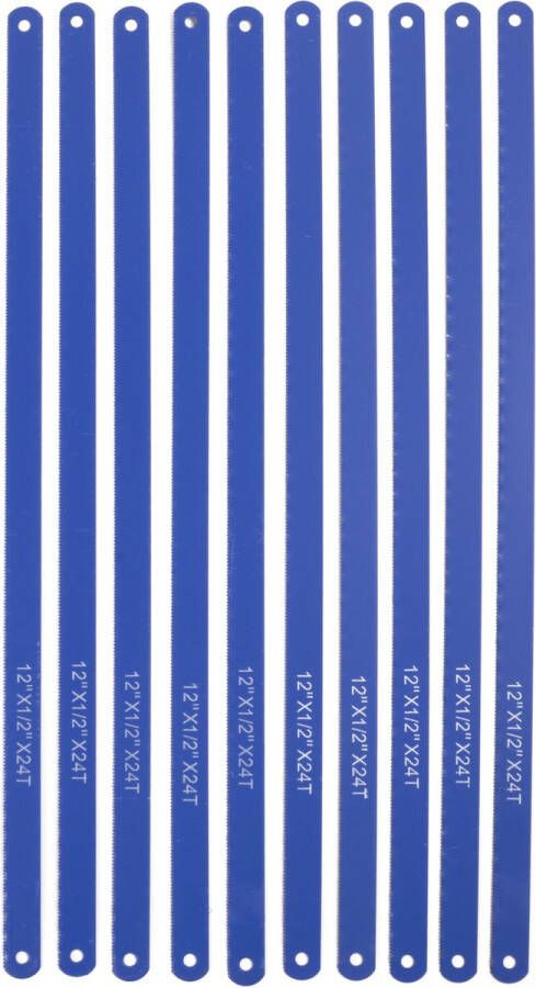 Ben Tools 20x stuks reserve zaagbladen voor ijzerzaag 30 cm Ijzer metaalzaag bladen Klusbenodigdheden