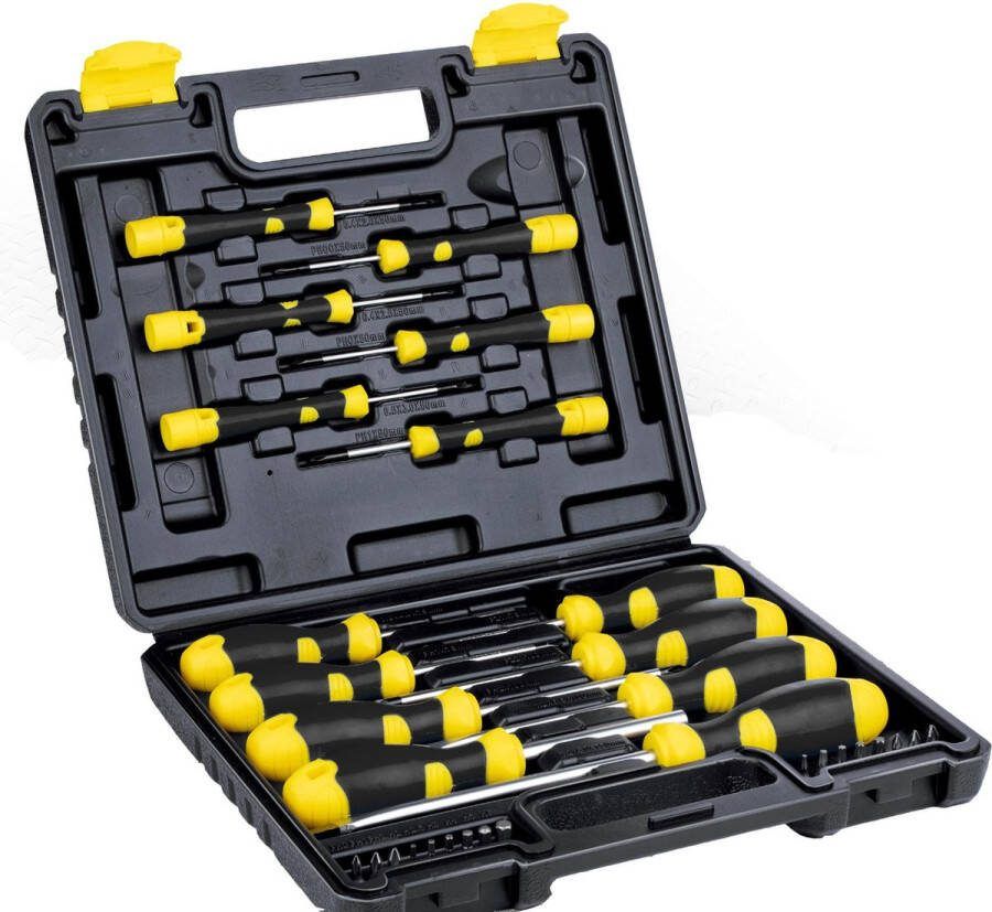 Benson 32-delige schroevendraaierset veelzijdig precisie magnetische handgreep opbergkoffer