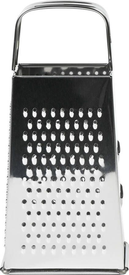 Benson 4-zijdige rasp met handvat roestvrij staal 18 cm veelzijdig keukengerei