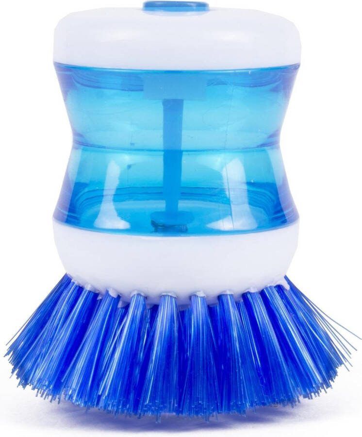 Benson Afwasborstel met doseerpomp Quick en easy Blauw Handig voor kamperen en kleine vaat