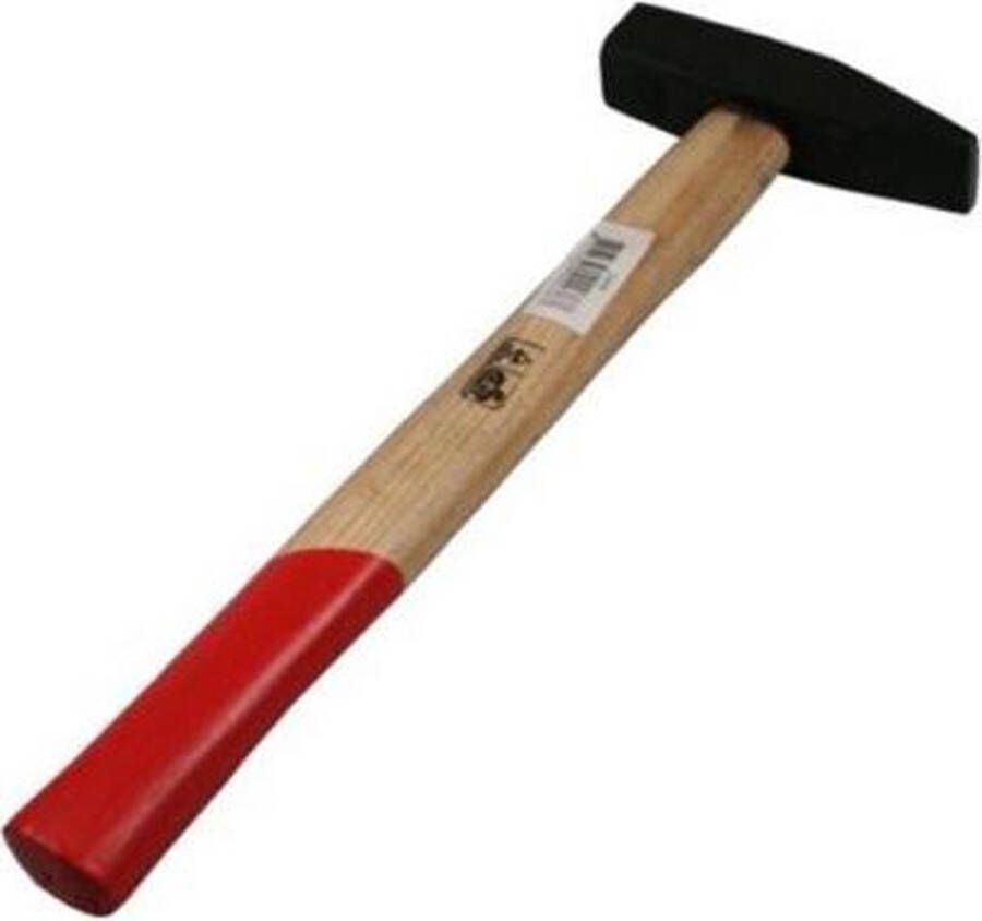 Benson Bankhamer hamer houten steel 30 cm lichtbruin rood 500 gram