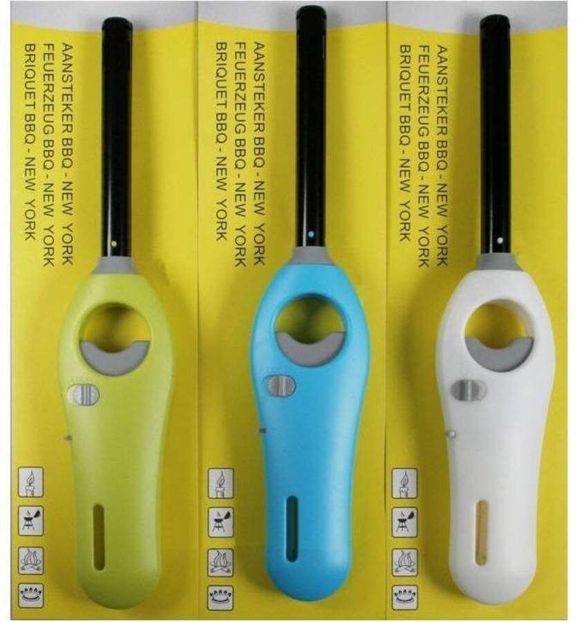 Benson Barbecue aansteker Veilig navulbaar kinderslot 18.5 cm Meerdere kleuren