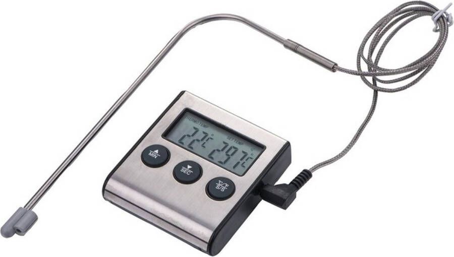 Benson BBQ Thermometer digitaal timer functie voedselthermometer vleesthermometer