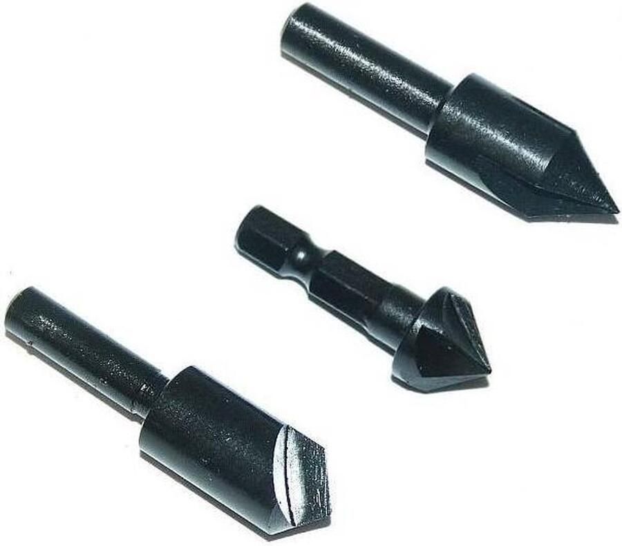 Benson Verzinkboorset 3-delig 12 16 19 mm Voor hout en plaatmateriaal