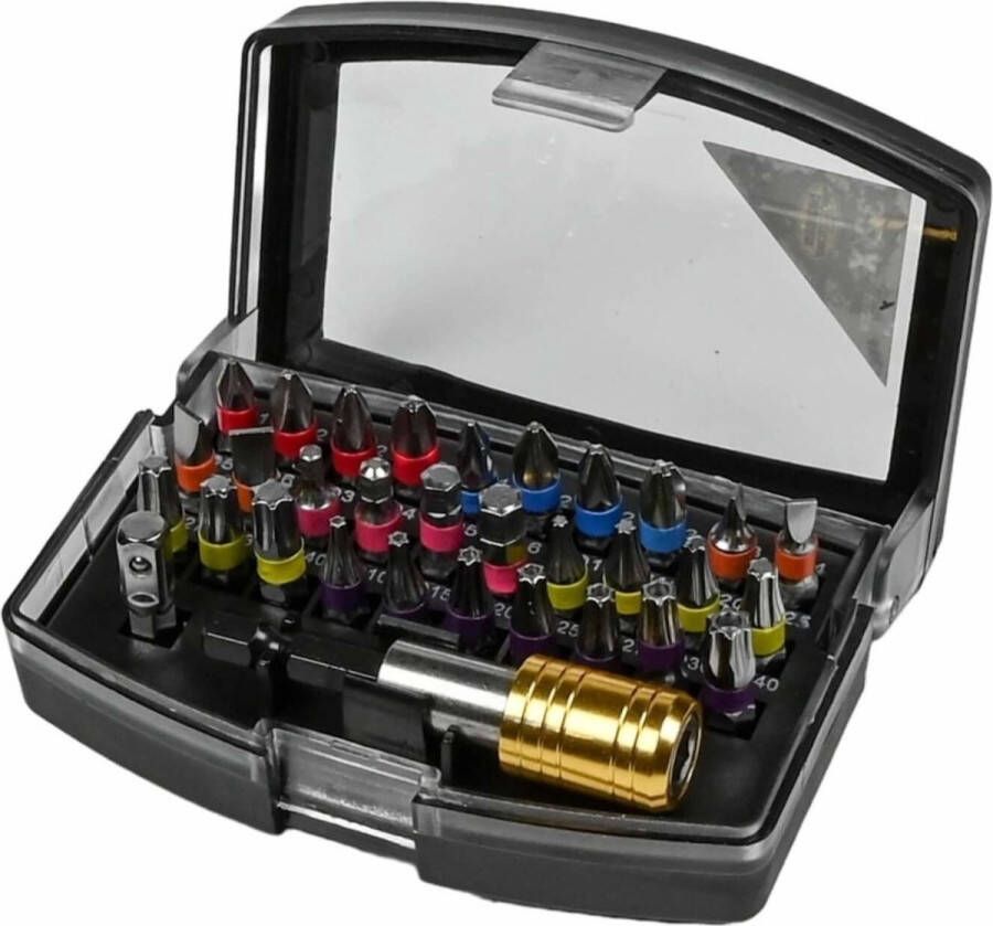 Benson Bitsset 32 delig met quickrelease houder