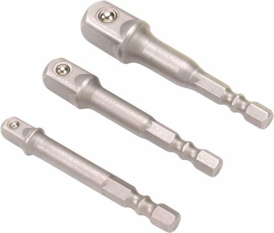 Benson Verloopset voor boormachines 3 adapters kogelvergrendeling 65-70 mm