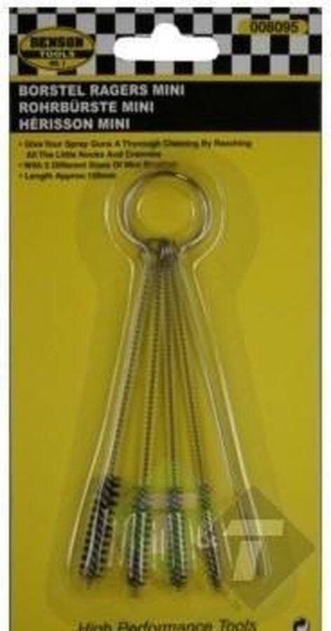 Benson Borstel ragers mini lengte van +- 100mm 5 diameters