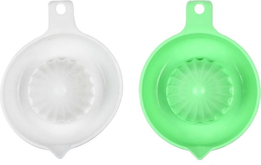 Benson Compacte citruspers met opvangbak en schenkmond 14 x 18 x 7 cm mix
