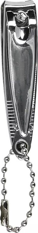 Benson Compacte nagelknipper met vijl en sleutelhanger 55 mm metaal