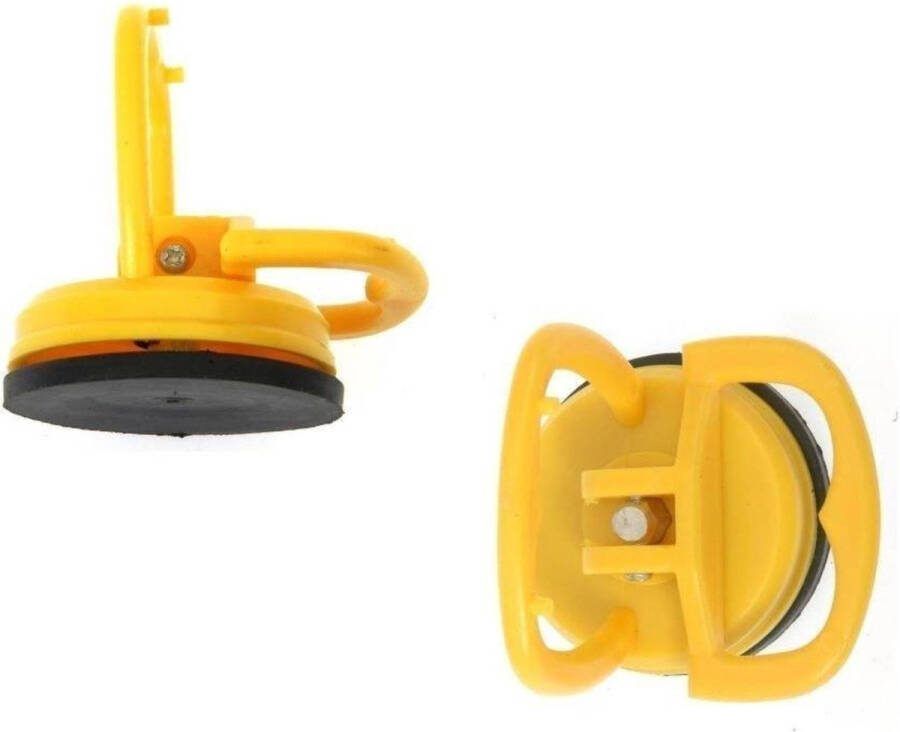 Benson Compacte vacuümzuignap 55 mm 11 kg trekkracht geel per stuk