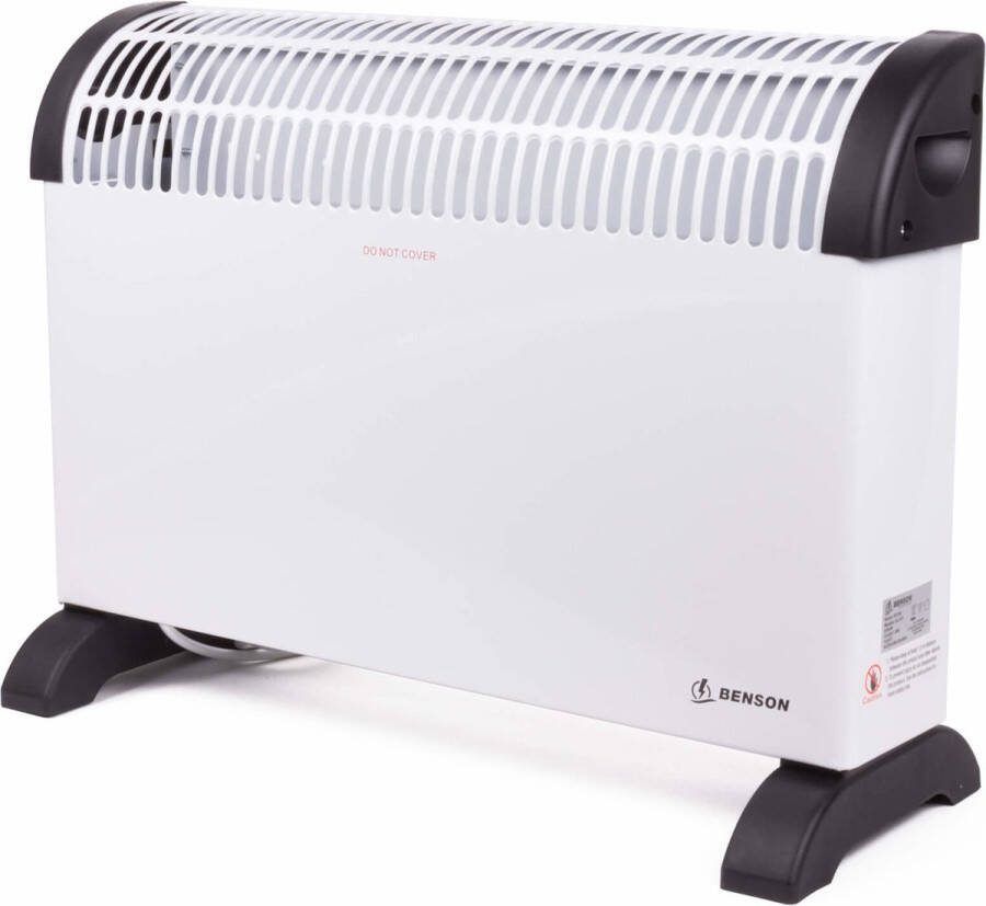 Benson Convector heater 3 standen oververhittingsbeveiliging 52 x 17 x 32 5 cm wit