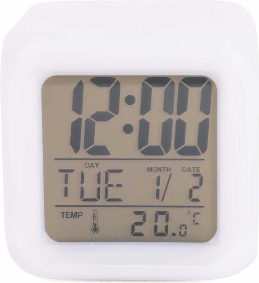 Benson Digitale Wekker Alarm LED 8 x 8 x 8 cm