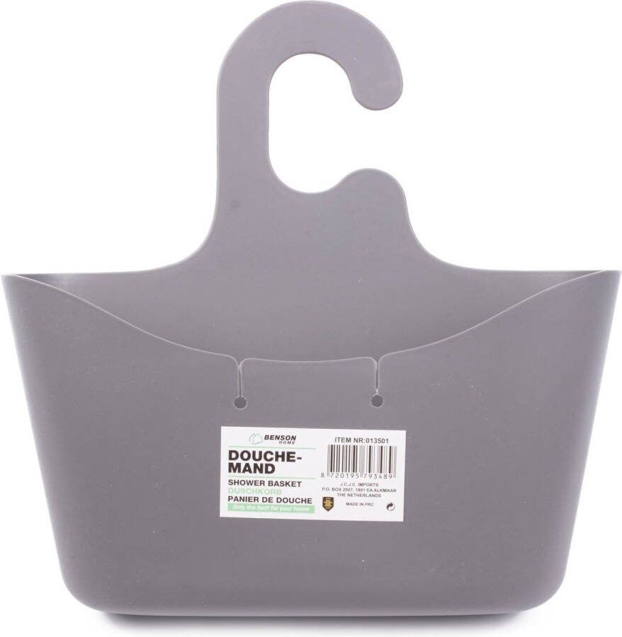 Benson Douchemand Polypropyleen Waterafvoer 28 1 x 10 x 28 6 cm Grijs