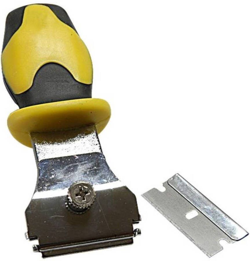 Benson Glasschraper met omkeerbaar mes 120 mm rubberen grip eenvoudig te vervangen mes