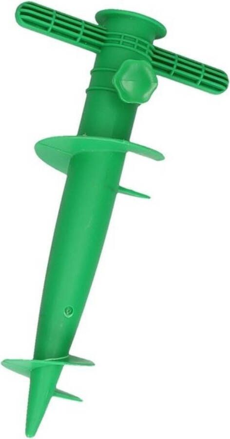 Benson Groene parasolhouder parasolboor 30 cm parasolvoet parasolstandaard