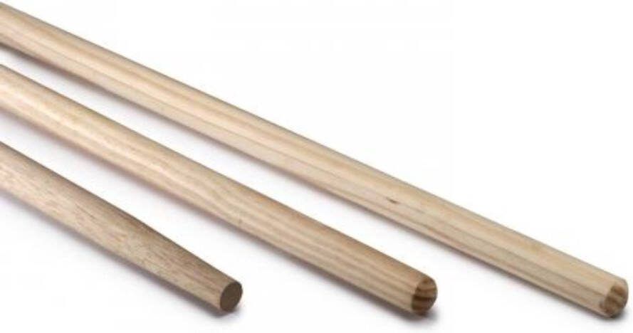 Benson Houten steel 120 cm duurzaam hout exclusief bezem