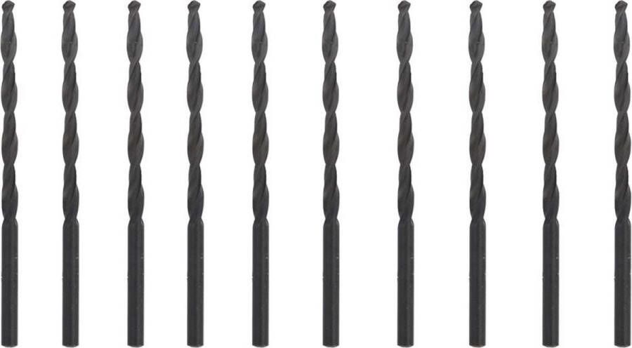 Benson Set van 10 HSS metaalboren 3.5 mm rechts snijdend cilindrisch met opbergbox