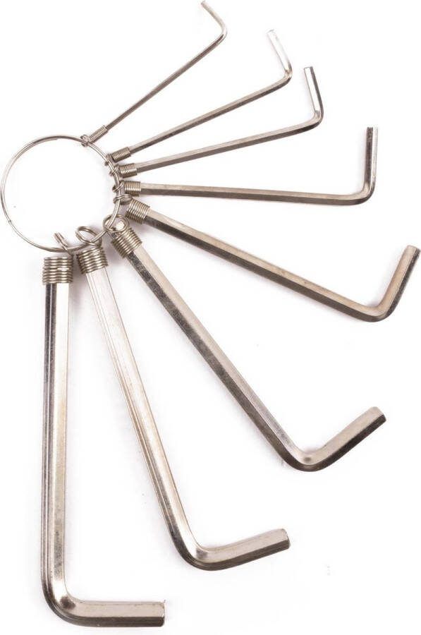 Benson Inbussleutelset 8-delig 1.5 t m 6.0 mm Met handige sleutelring