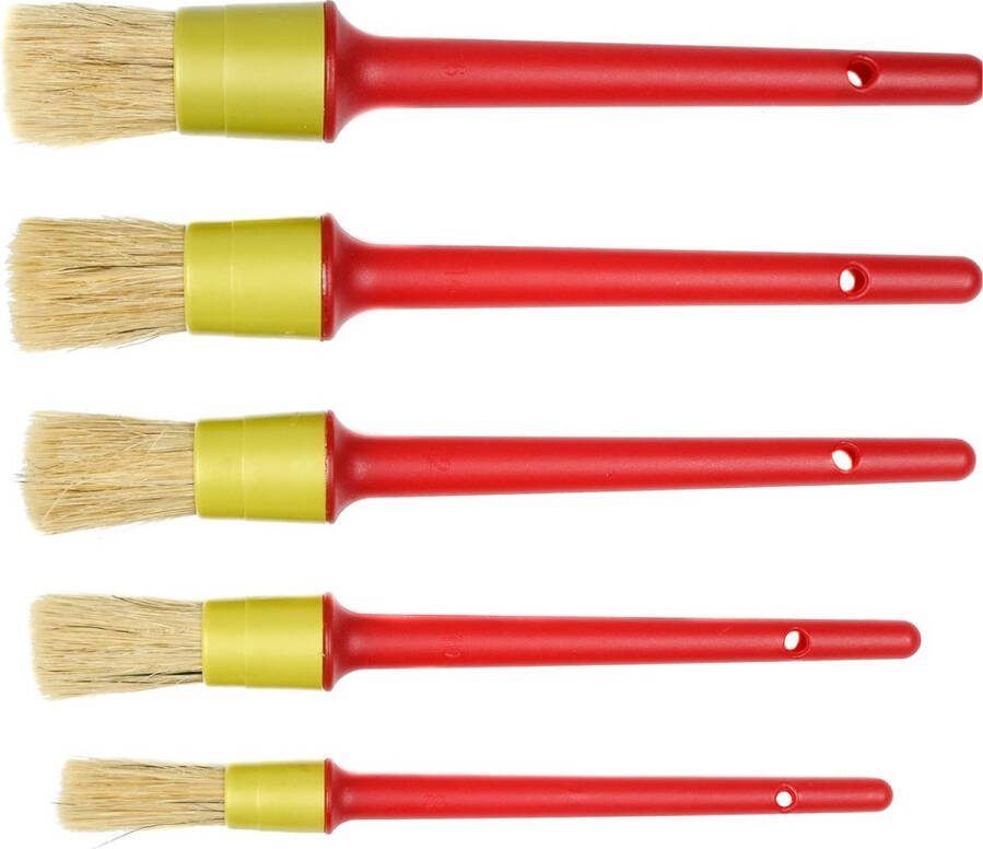 Benson Kwastenset Rond Synthetisch Ergonomisch 5-delig
