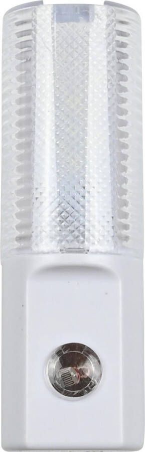 Benson Led nachtlicht wit met dag- en nachtsensor voor stopcontact 1W 230V
