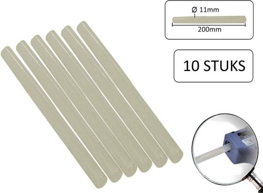 Benson Lijmpatronen voor Lijmpistool Ø 11 mm 200 mm Lang 10 stuks