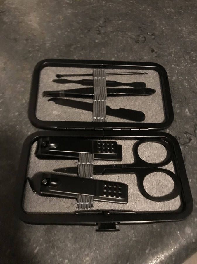 Benson manicuresetje 7-delig zwart