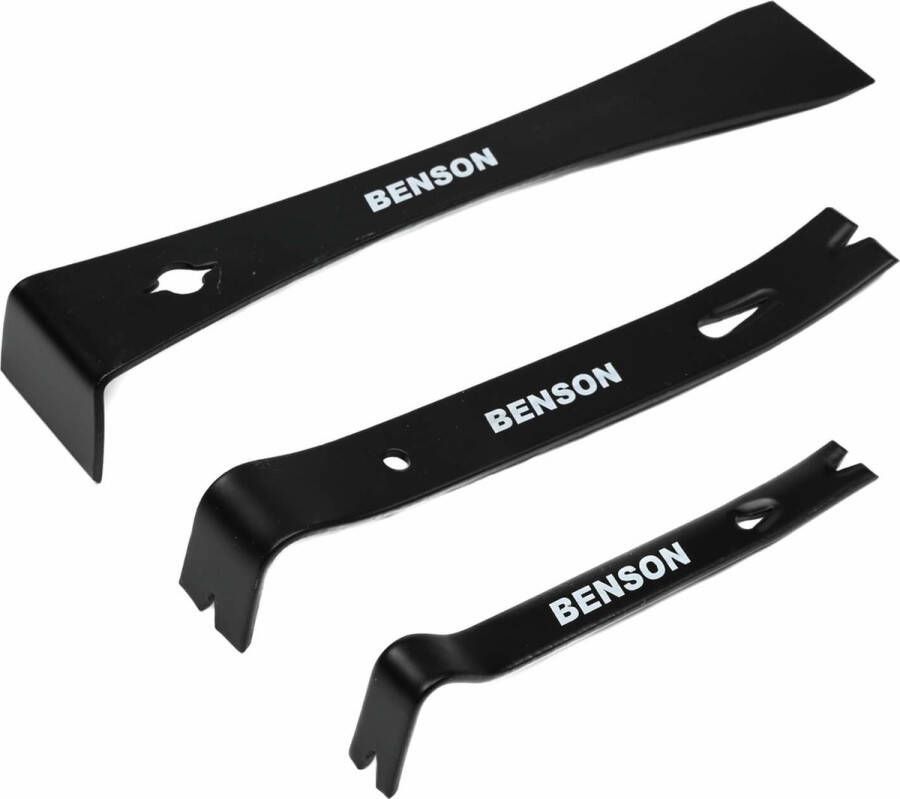 Benson Mini Koevoet Breekijzer Set Plat Model 3 delig