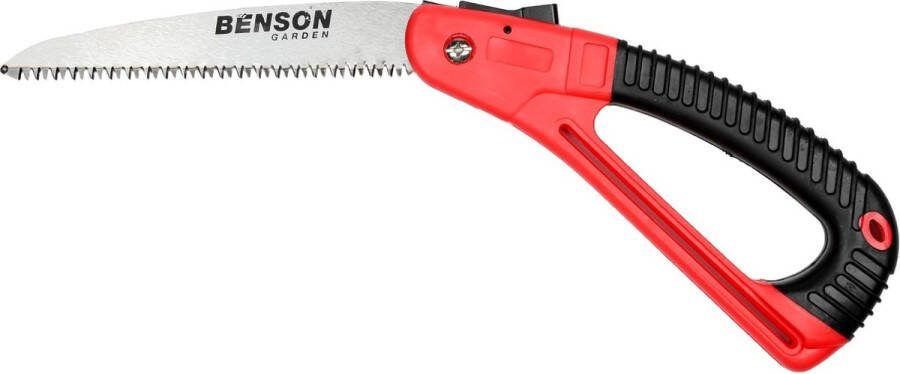 Benson Opklapbare snoeizaag 17 5 cm blad Geharde zaagtanden Veilig opbergen