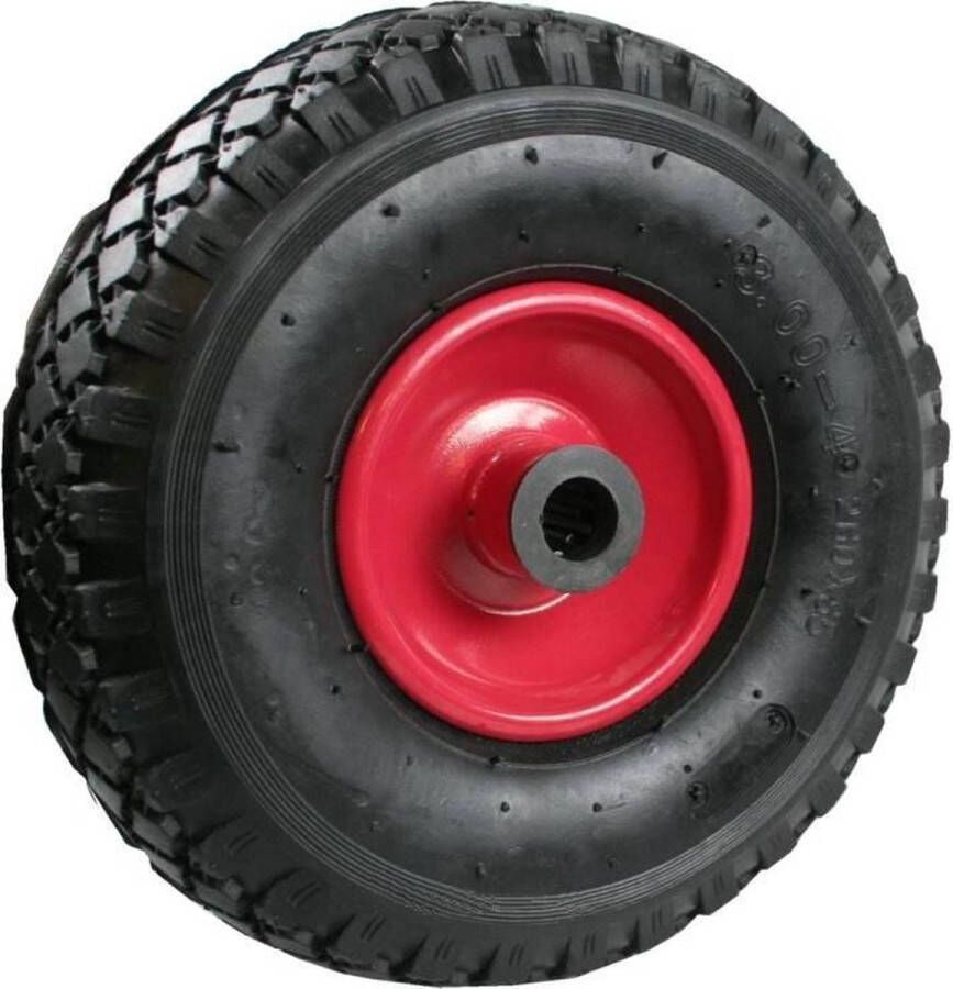 Benson Reservewiel staal 260 x 85 mm voor steekwagen en bolderkar rood