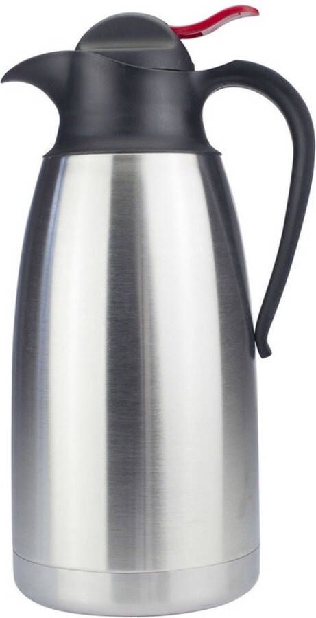 Benson RVS thermoskan 1.1 liter koffiekan theekan zilver Thermoskannen