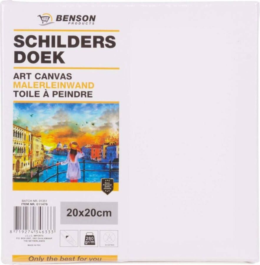 Benson Schildersdoek 20 x 20 cm