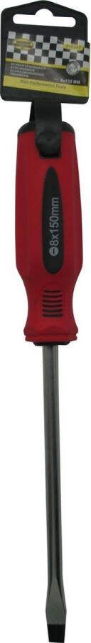 Benson Schroevendraaier plat ergonomische grip gehard staal 8 x 150 mm oranje zwart