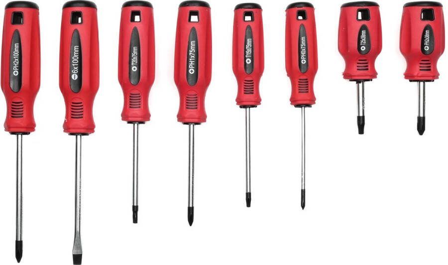 Benson Schroevendraaier Set Profi Ergonomisch 8 Delig Maten Duurzaam