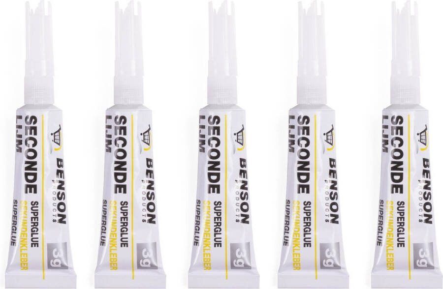 Benson Secondenlijm lijm 5 stuks