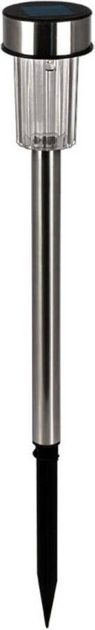 Benson Solar tuinlamp RVS Automatisch 36 cm Zilver Zwart