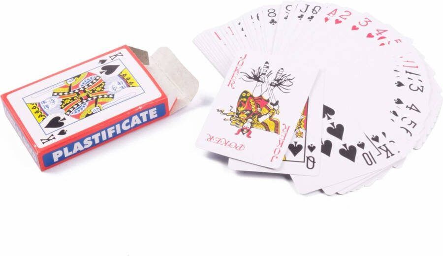 Benson Speelkaarten Plastic Coating 8.5 x 5.5 cm 54 delig