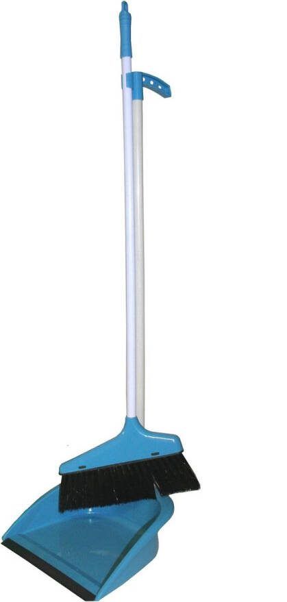 Benson Stoffer en blik op steel ergonomisch ophangoog blauw
