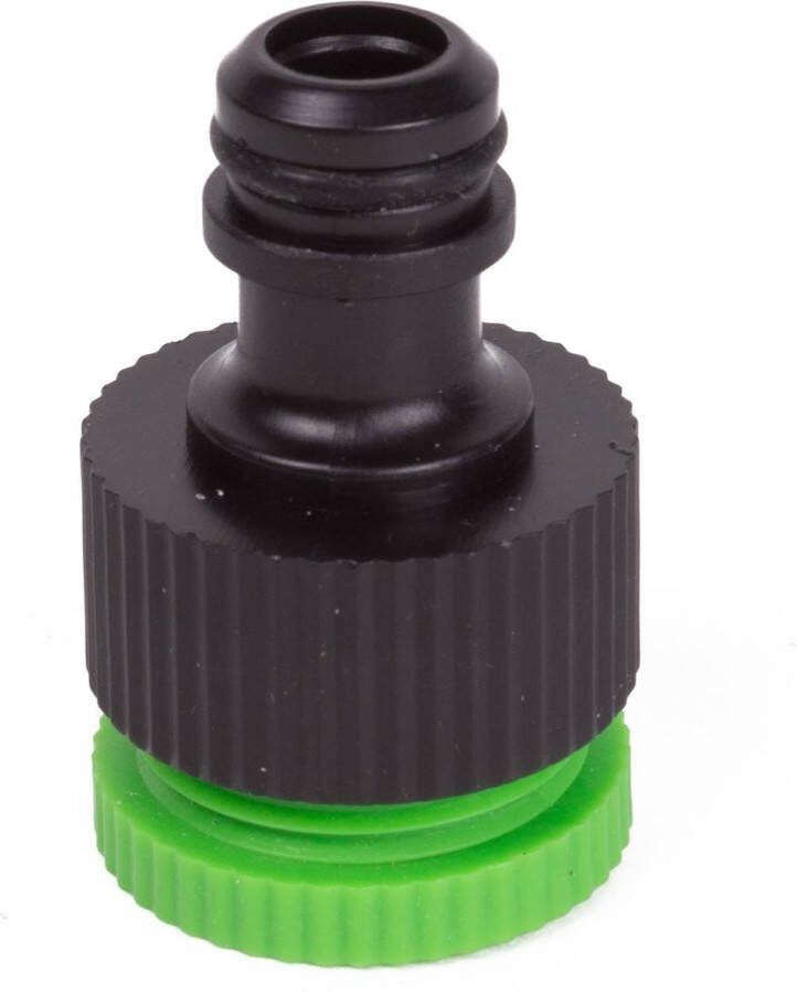 Benson Verloop adapter voor buitenkraan geschikt voor 1 2 en 3 4 inch duurzaam plastic