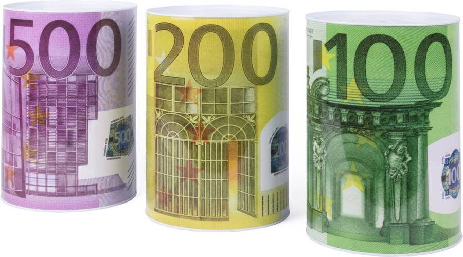 Benson Verrassingsspaarpot Eurobiljetten Metaal 20 x 14 5 cm