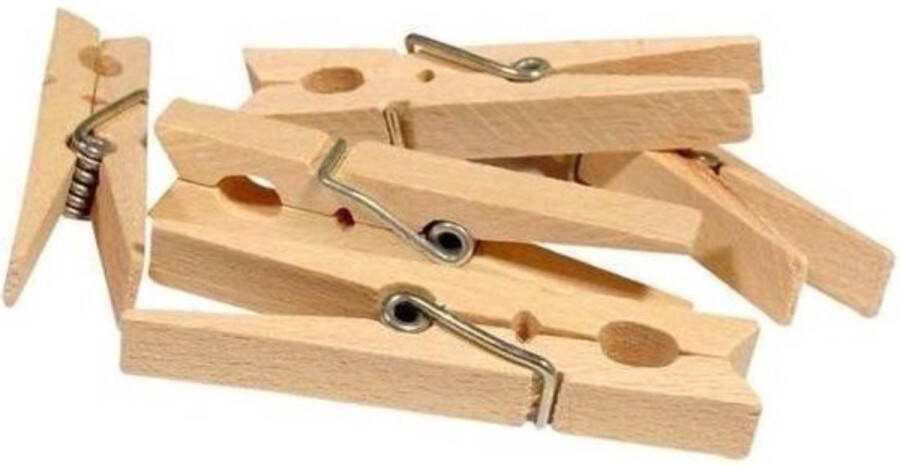 Benson Wasknijpers Hout 50 stuks