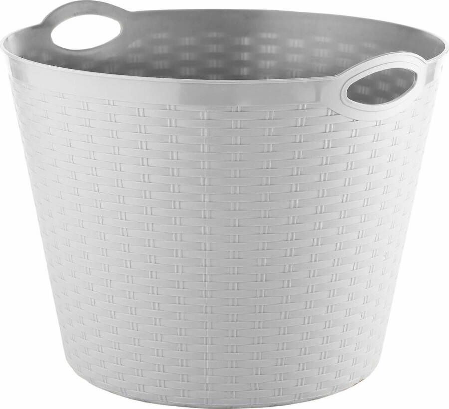 Benson Wasmand Rattan Motief 35 Liter Assorti Kleuren Lichtgewicht